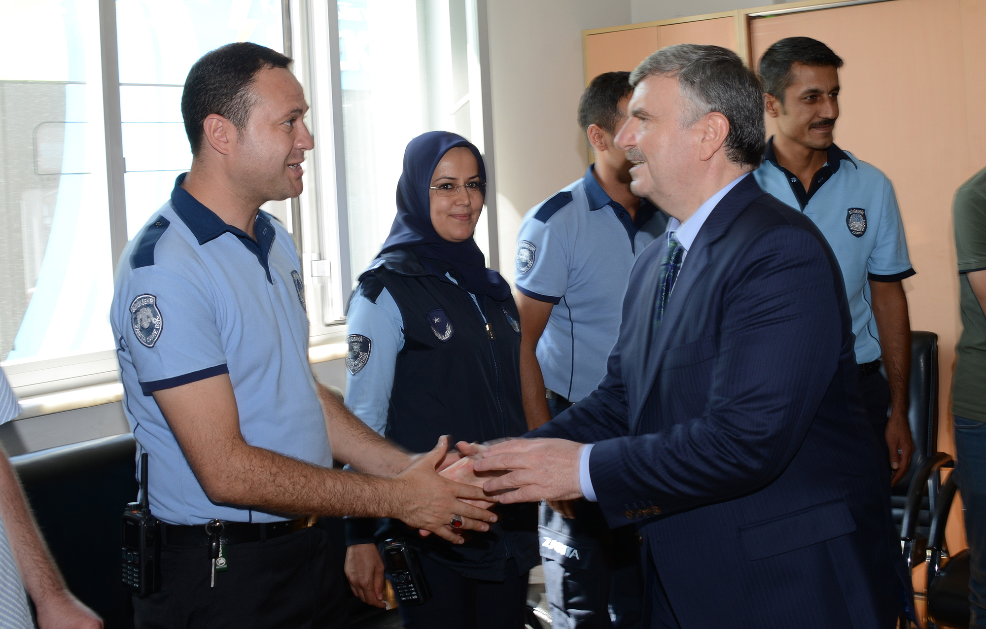 Bayramda Nöbet Tutan Belediye Çalışanlarına Ziyaret