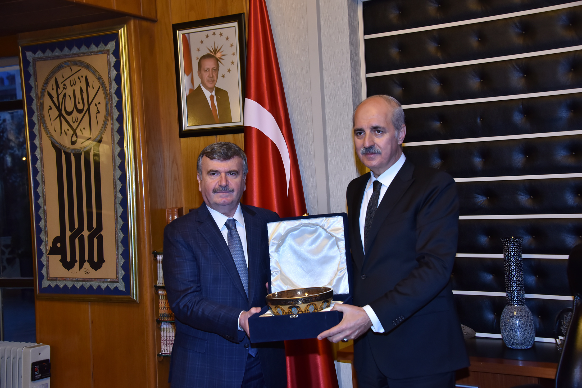 Kültür ve Turizm Bakanı Kurtulmuş'tan Başkan Akyürek'e Ziyaret