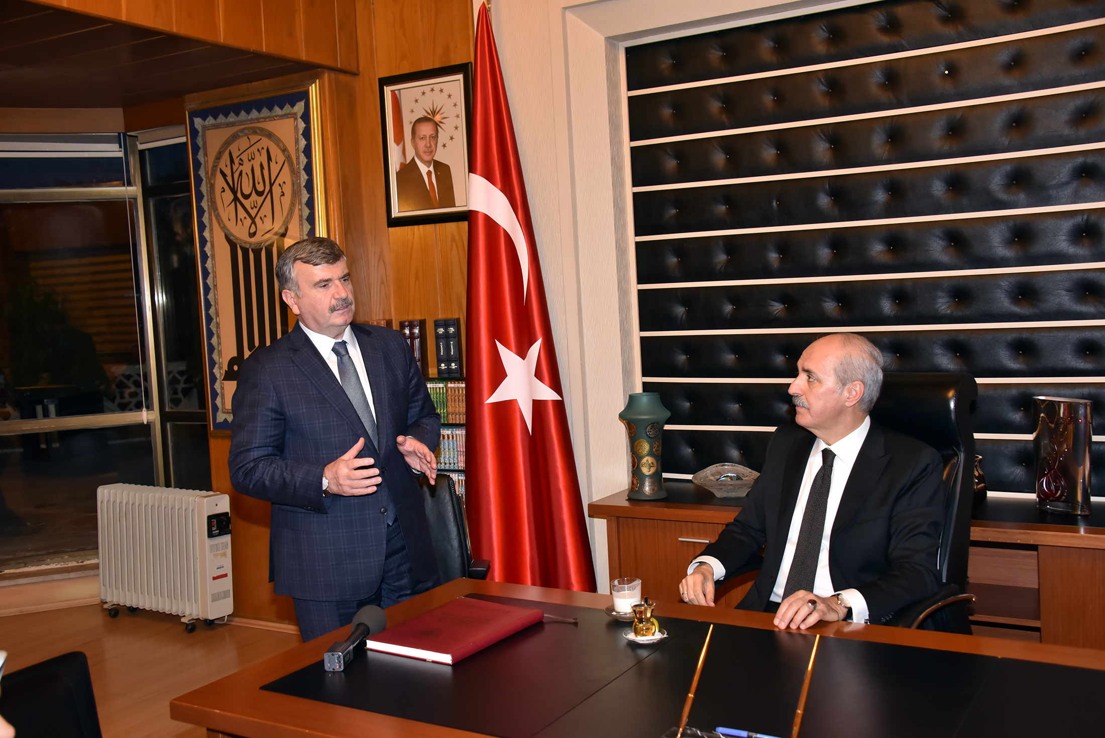 Kültür ve Turizm Bakanı Kurtulmuş'tan Başkan Akyürek'e Ziyaret