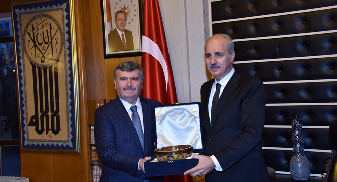Kültür ve Turizm Bakanı Kurtulmuş'tan Başkan Akyürek'e Ziyaret