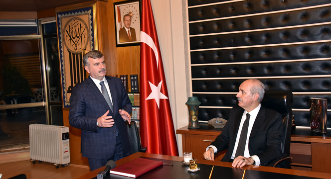 Kültür ve Turizm Bakanı Kurtulmuş'tan Başkan Akyürek'e Ziyaret
