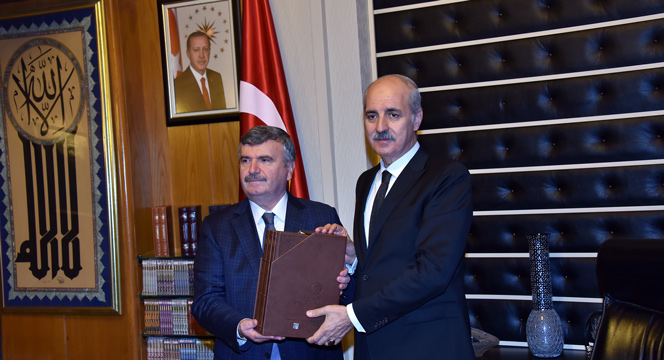 Kültür ve Turizm Bakanı Kurtulmuş'tan Başkan Akyürek'e Ziyaret