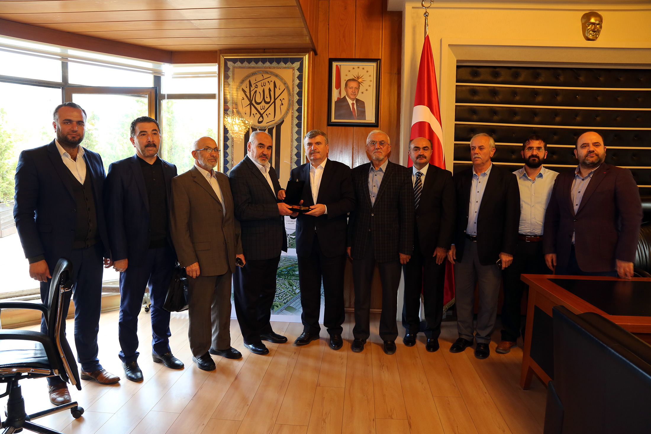 Konya Sivil Toplum Kuruluşları Platformu'ndan Başkan Akyürek'e Tebrik Ziyareti 