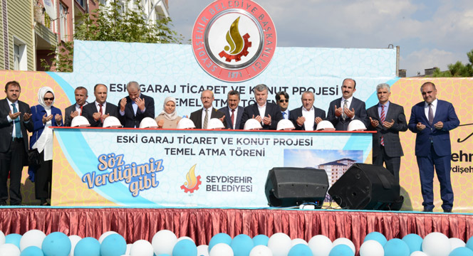 Seydişehir Eski Garaj Ticaret ve Konut Merkezi'nin Temeli Atıldı