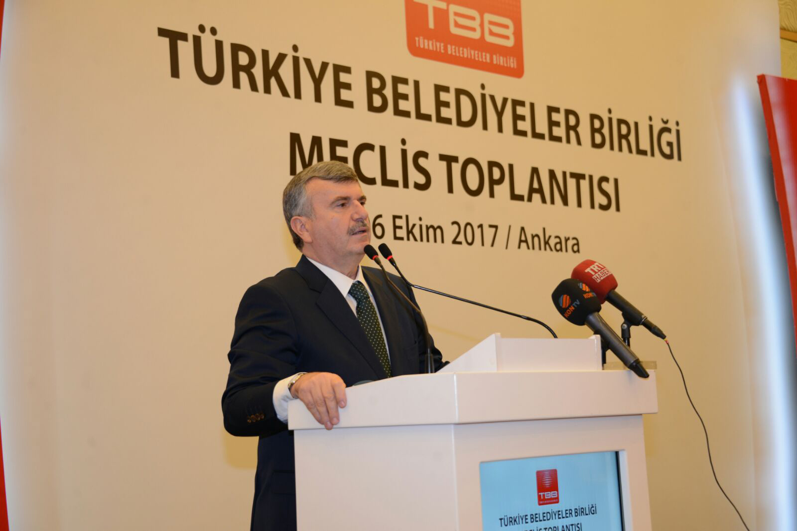 Başkan Akyürek Türkiye Belediyeler Birliği Başkanlığına Seçildi