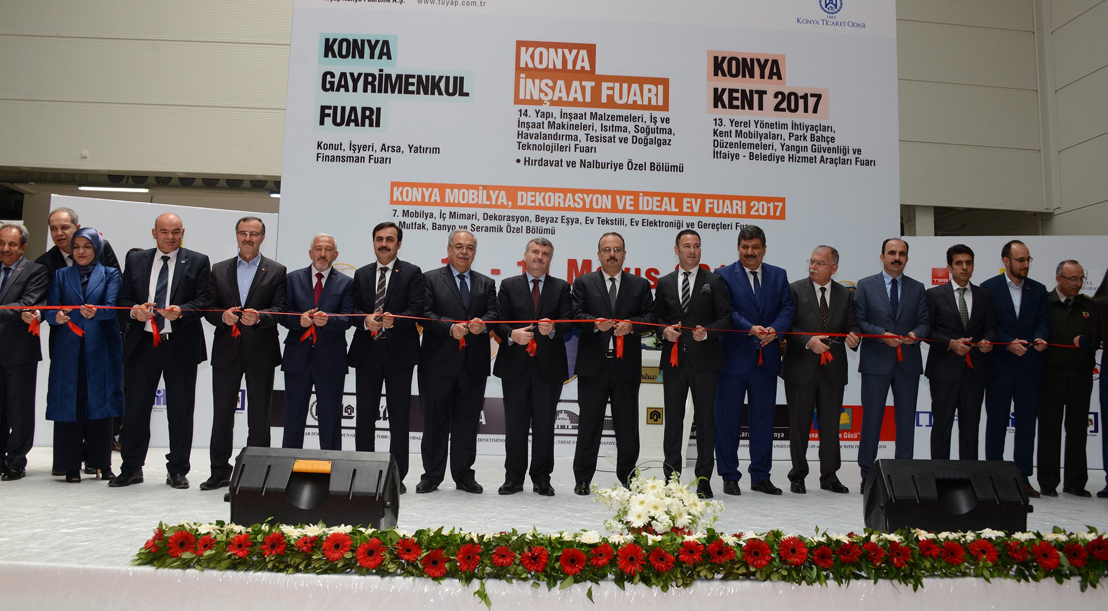 Konya'da 4 Fuarın Birden Açılışı Yapıldı