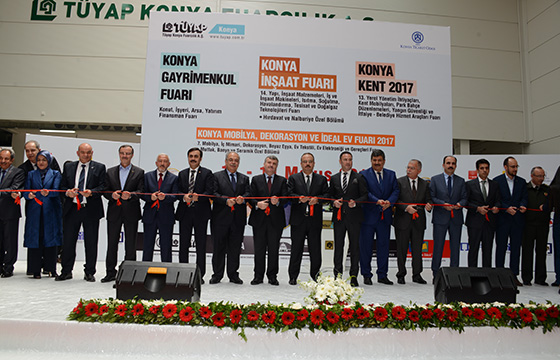 Konya'da 4 Fuarın Birden Açılışı Yapıldı