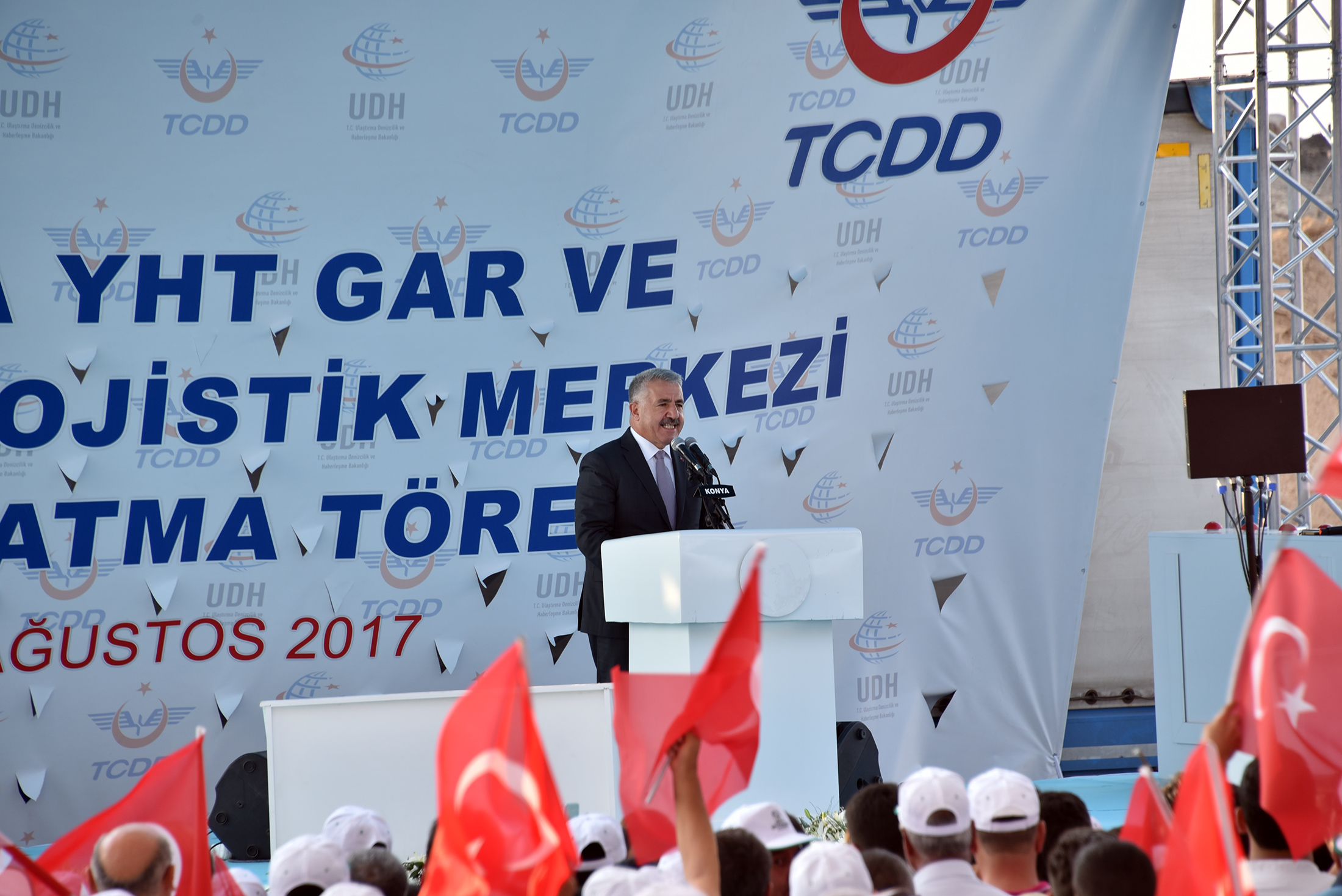 Konya YHT Garı ile Kayacık Lojistik Merkezi nin Temeli Atıldı