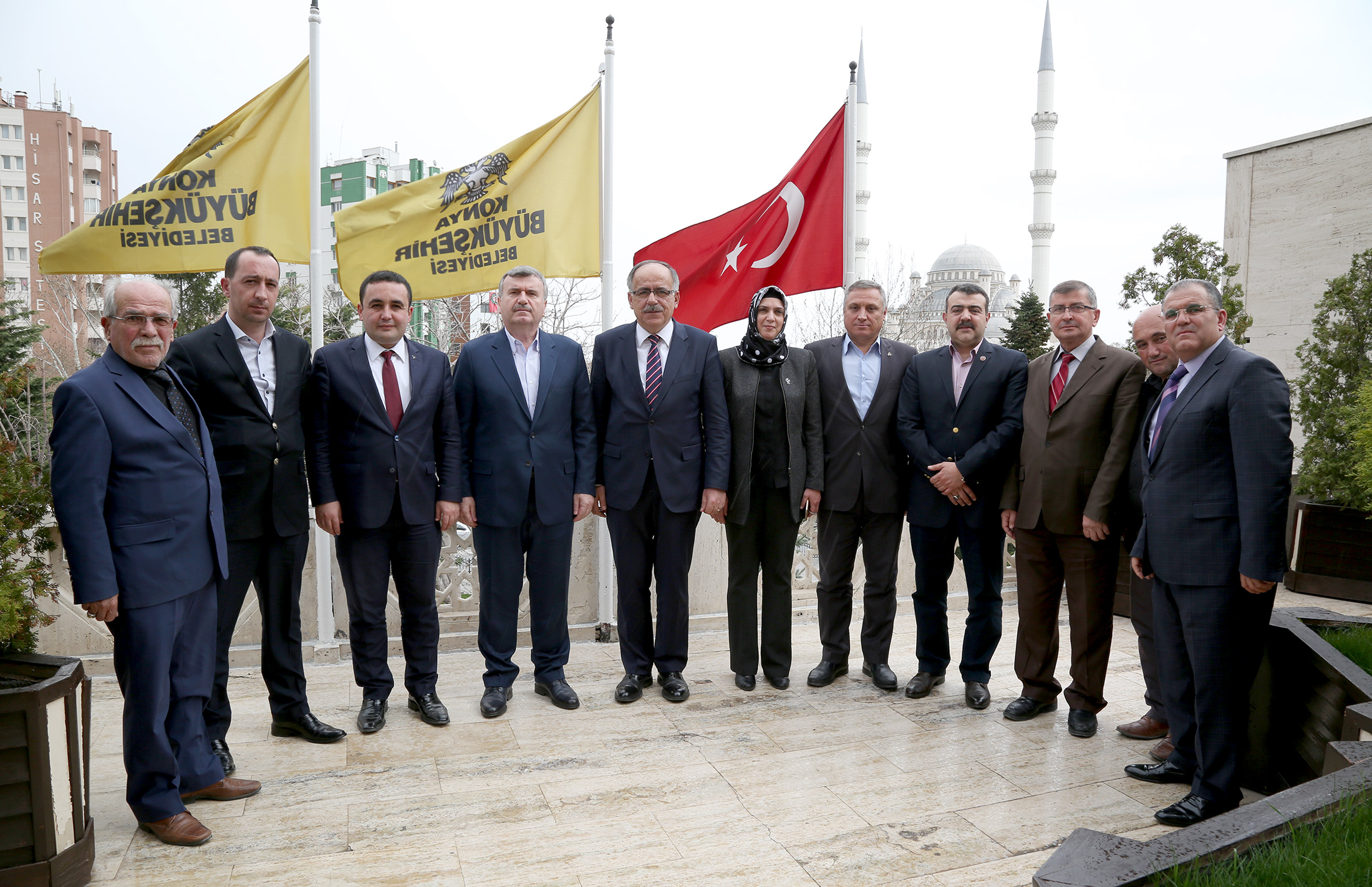 MHP Heyeti Başkan Akyürek'i Ziyaret Etti