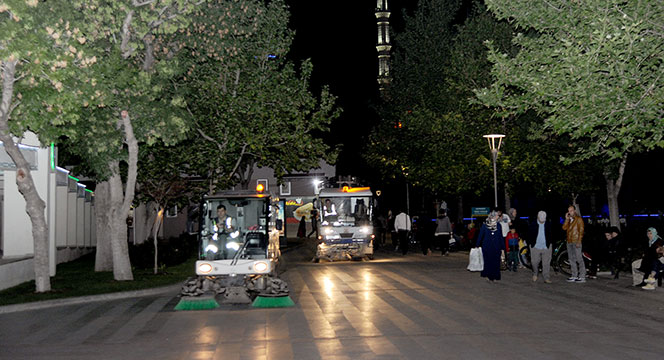 Şehir Merkezi Ramazan ayında 24 Saat Temizleniyor