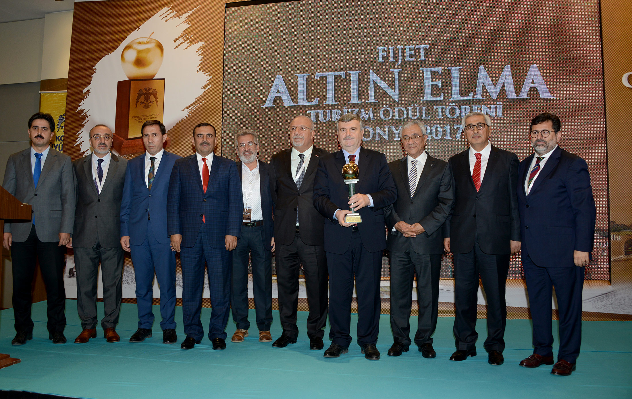 Turizmin Oscar'ı 'Fijet Altın Elma' Ödülü Konya'nın