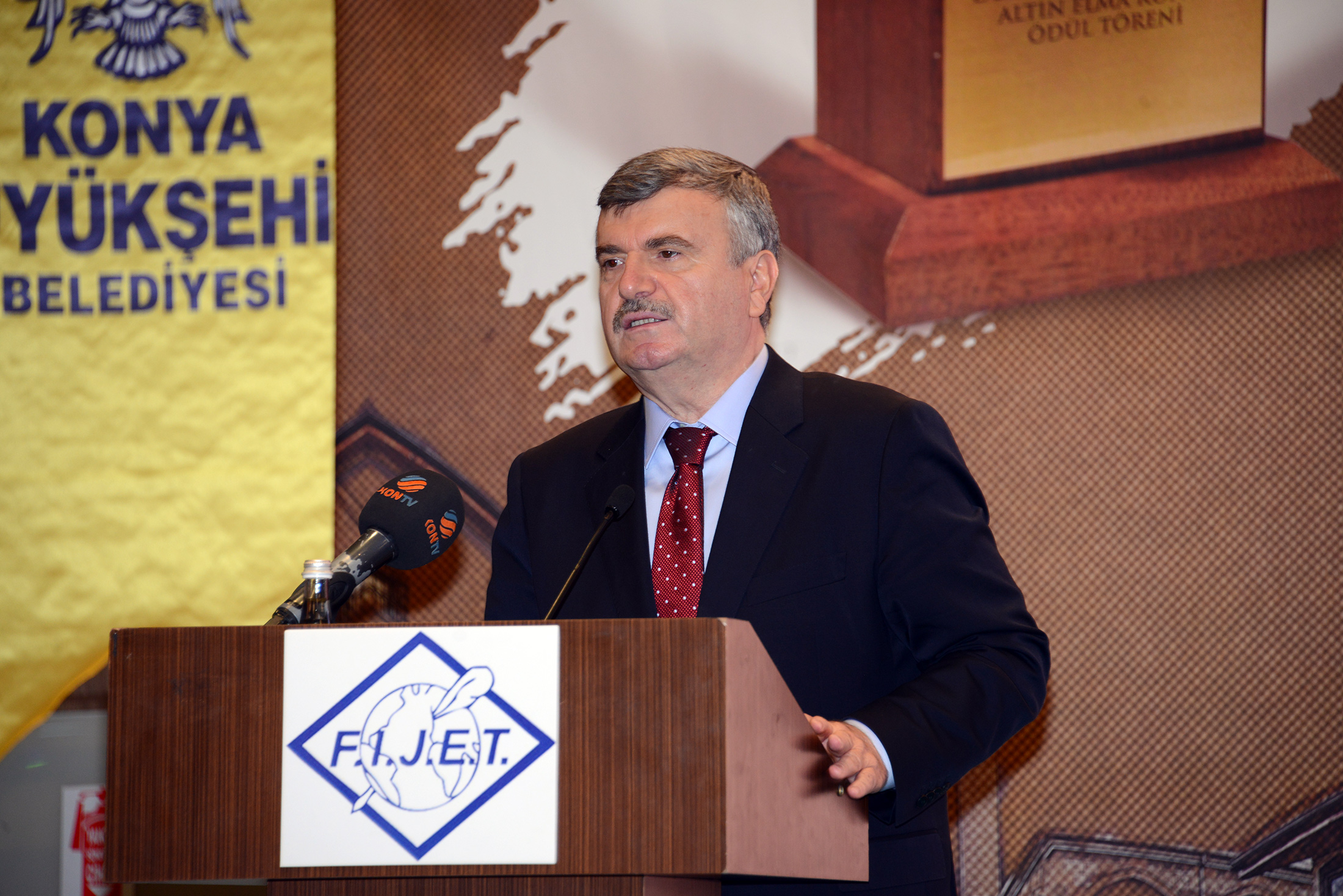 Turizmin Oscar'ı 'Fijet Altın Elma' Ödülü Konya'nın