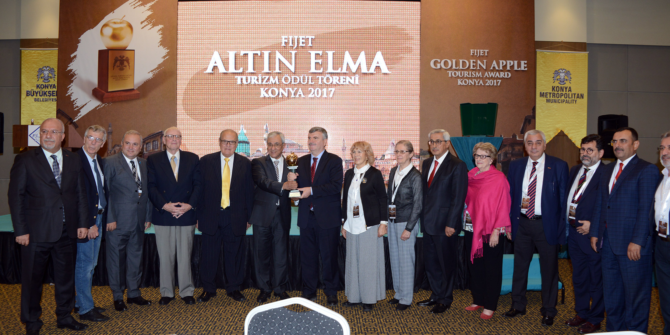 Turizmin Oscar'ı 'Fijet Altın Elma' Ödülü Konya'nın