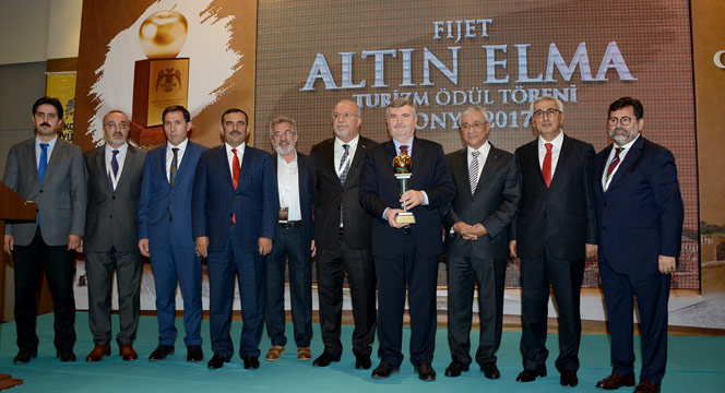 Turizmin Oscar'ı 'Fijet Altın Elma' Ödülü Konya'nın