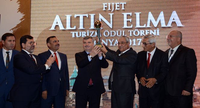 Turizmin Oscar'ı 'Fijet Altın Elma' Ödülü Konya'nın