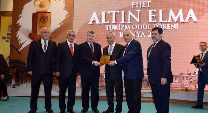 Turizmin Oscar'ı 'Fijet Altın Elma' Ödülü Konya'nın