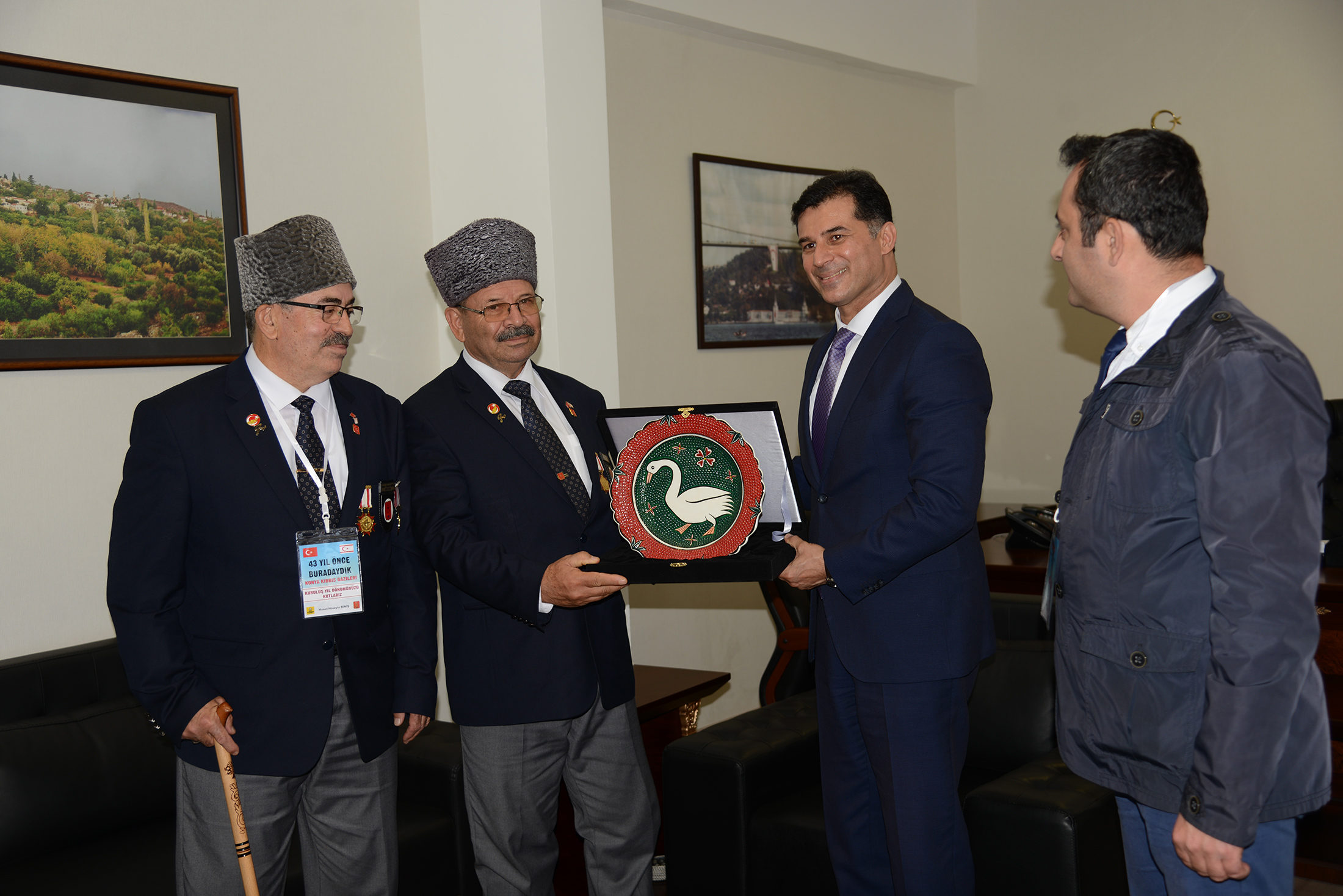Kıbrıs 43 Yıl Sonra Konyalı Gazileri İle Buluştu