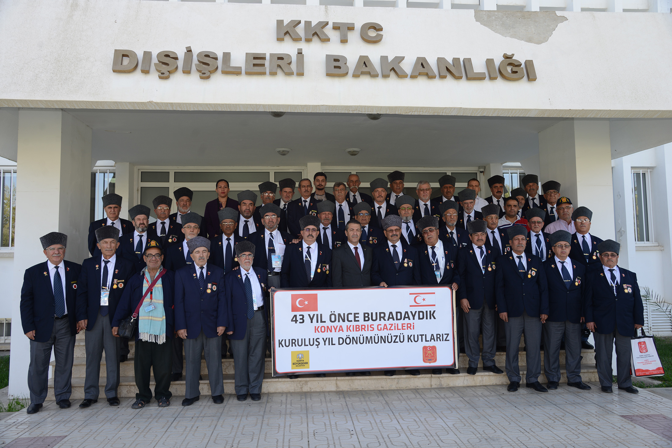 Kıbrıs 43 Yıl Sonra Konyalı Gazileri İle Buluştu
