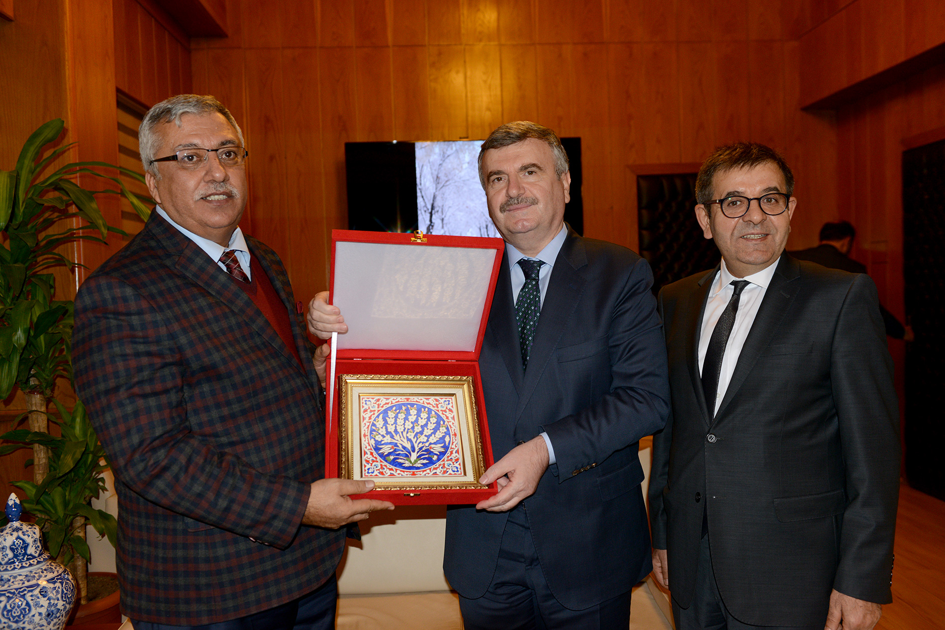 RTÜK Üyeleri Başkan Akyürek'i Ziyaret Etti