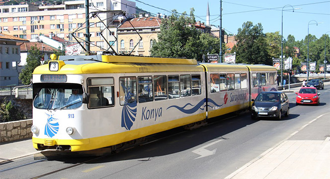 Konya'dan Kardeş Şehir Saraybosna'ya 20 Tramvay