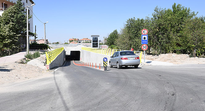 Konya ' Karaman YHT Hattında 2 Alt Geçit Trafiğe Açıldı 
