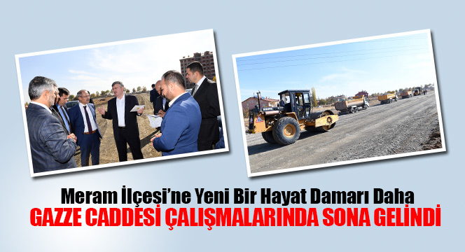 Gazze Caddesi Çalışmalarında Sona Gelindi 