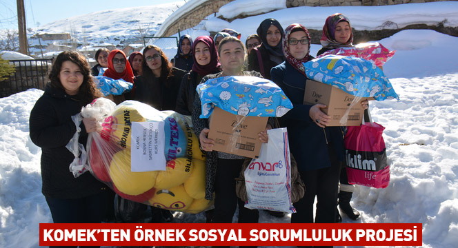 KOMEK'ten Örnek Sosyal Sorumluluk Projesi