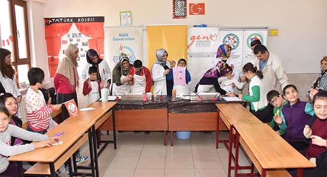 KOMEK ve Tıp Fakültesi Öğrencileri Özel Gençleri Mutlu Etti
