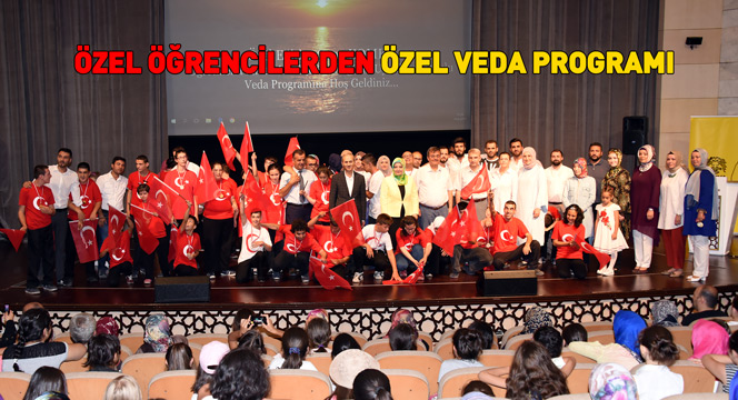 Özel Öğrencilerden Özel Veda Programı