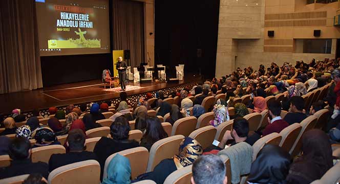 Şehir Konferanslarında 'Hikayelerle Anadolu İrfanı' Anlatıldı