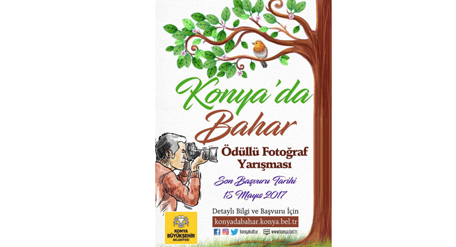 Büyükşehir'den 'Konya'da Bahar' İsimli Ödüllü Fotoğraf Yarışması