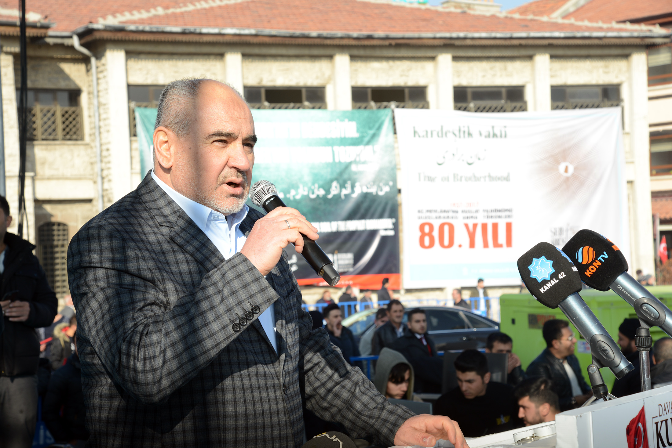 On Binlerce Konyalı 'Davamız Kudüs' Dedi