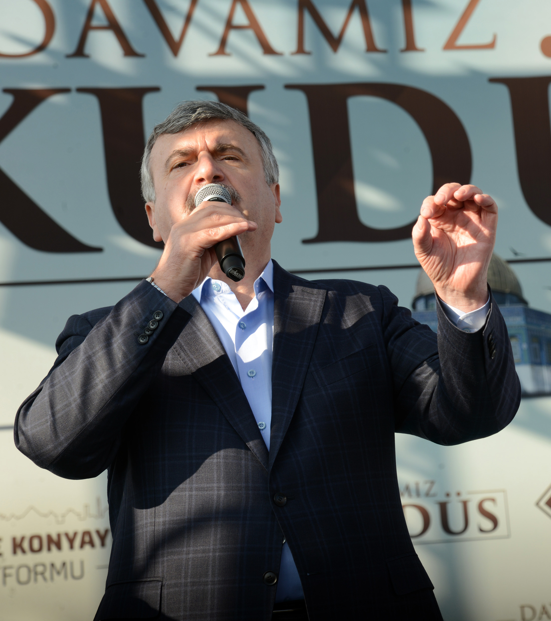 On Binlerce Konyalı 'Davamız Kudüs' Dedi