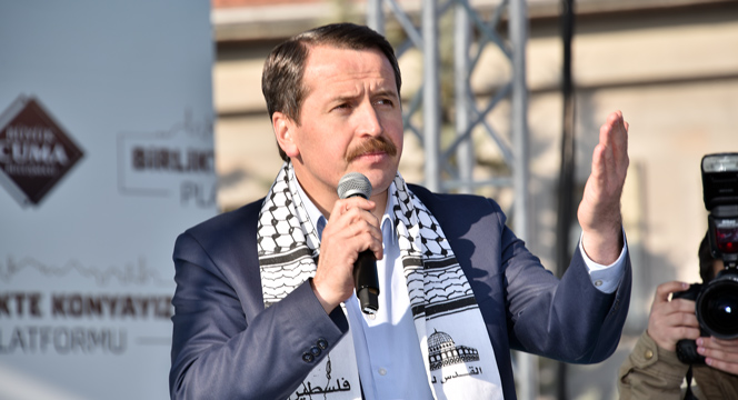 On Binlerce Konyalı 'Davamız Kudüs' Dedi