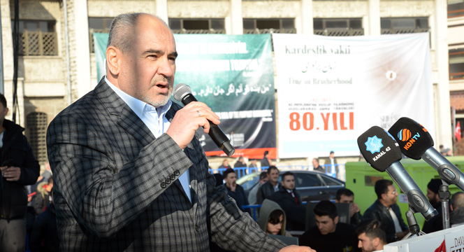 On Binlerce Konyalı 'Davamız Kudüs' Dedi