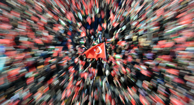 On Binlerce Konyalı 'Davamız Kudüs' Dedi