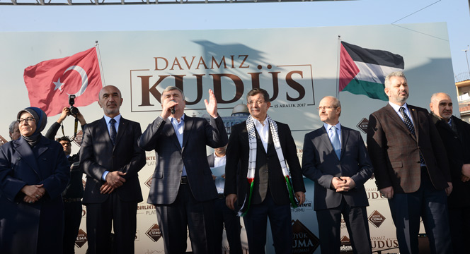 On Binlerce Konyalı 'Davamız Kudüs' Dedi
