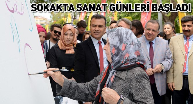 Sokakta Sanat Günleri Başladı
