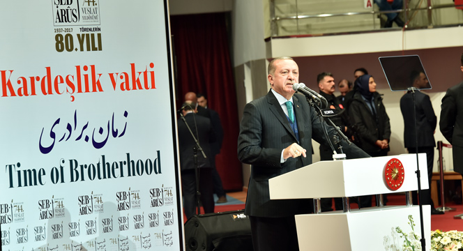 Cumhurbaşkanı Recep Tayyip Erdoğan Şeb-İ Arus'a Katıldı