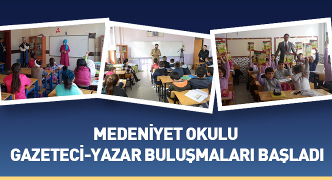 Medeniyet Okulu Gazeteci-Yazar Buluşmaları Başladı