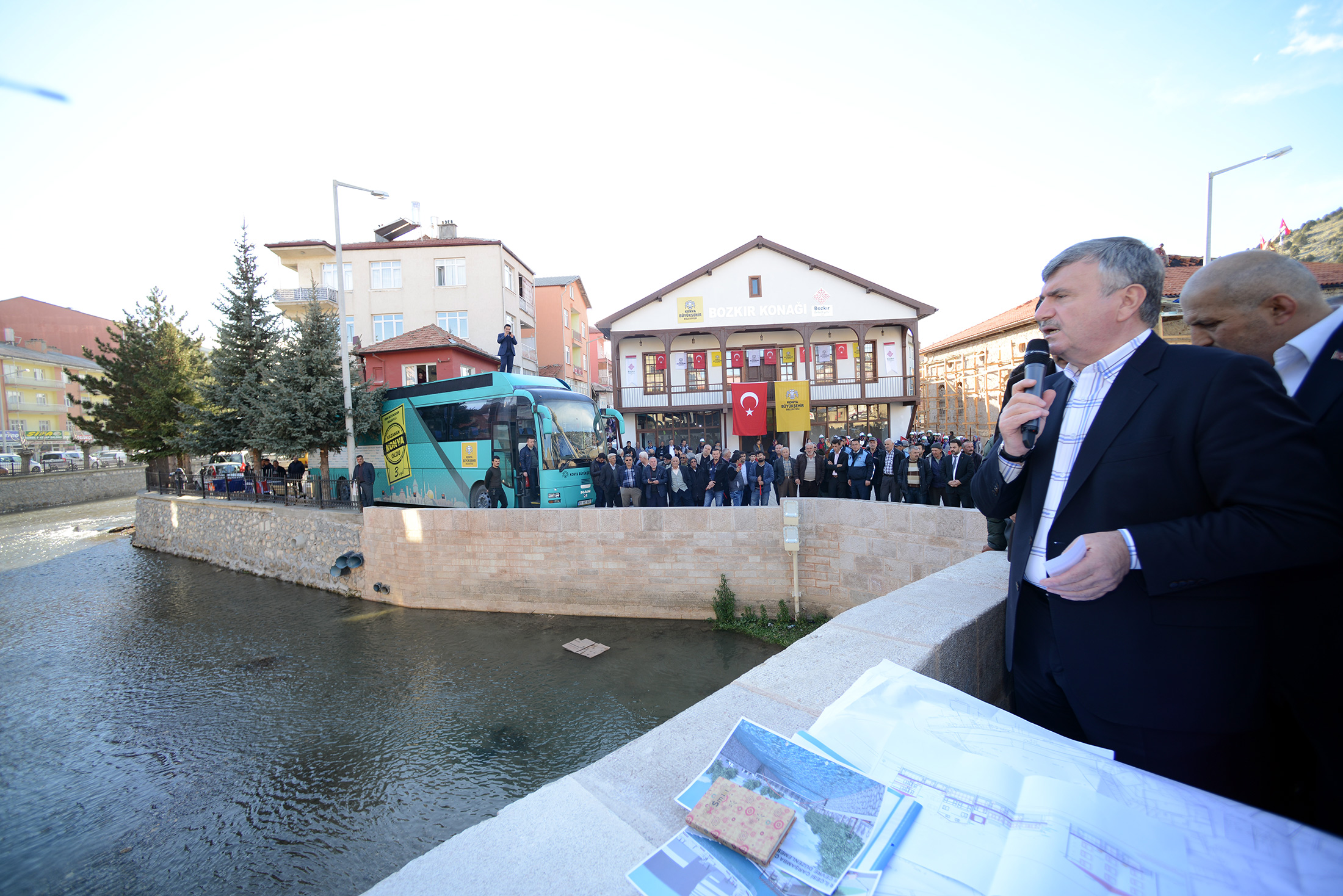 Başkan Akyürek, Bozkır Yatırımlarını Yerinde İnceledi