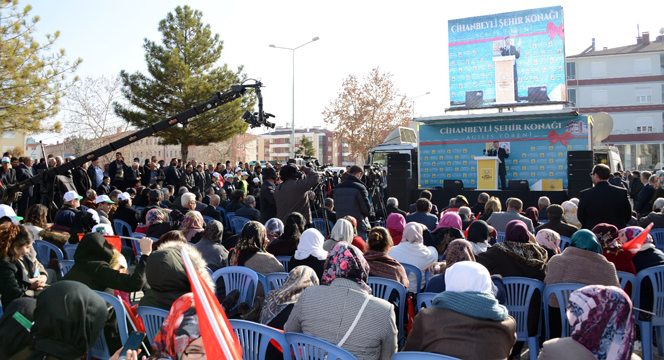 Başkan Akyürek Cihanbeyli Şehir Konağı'nın Açılışını Yaptı