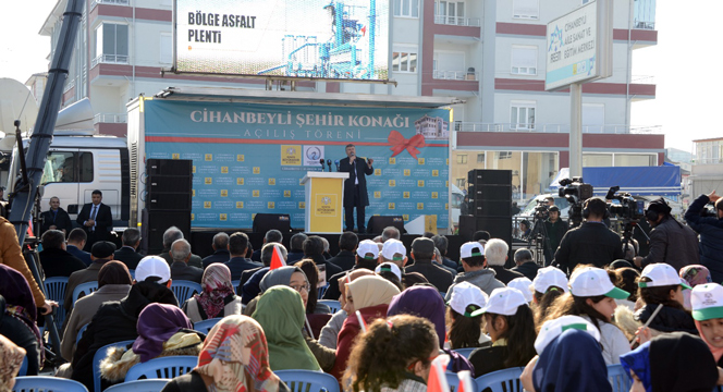 Başkan Akyürek Cihanbeyli Şehir Konağı'nın Açılışını Yaptı
