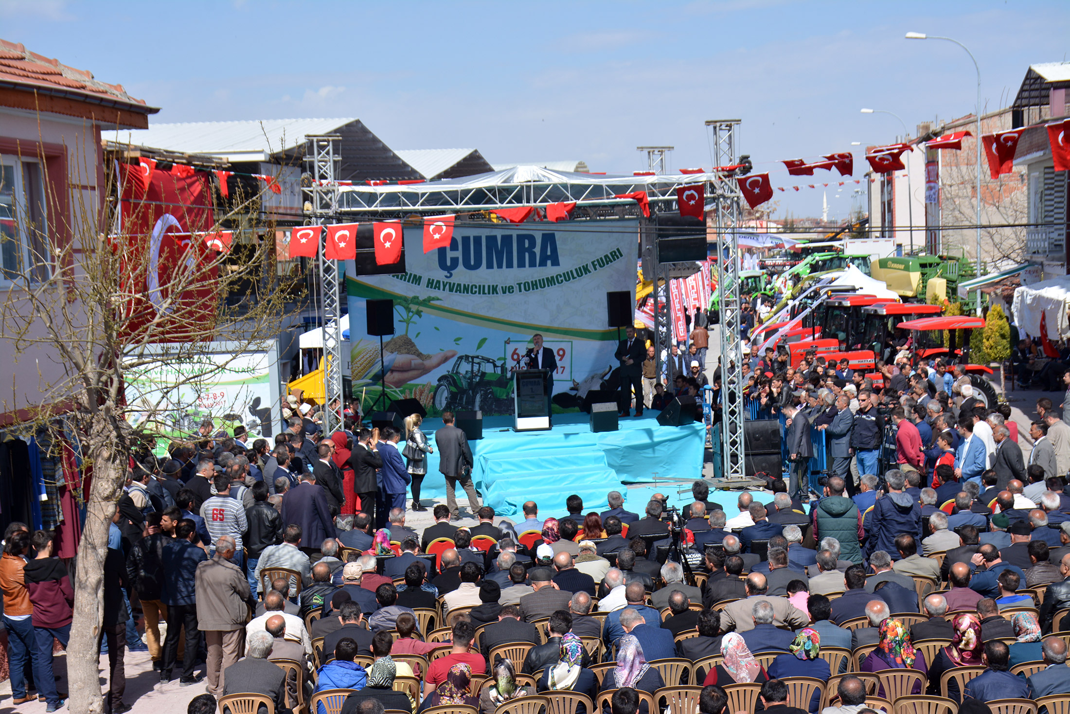 Çumra Tarım Fuarı Açıldı