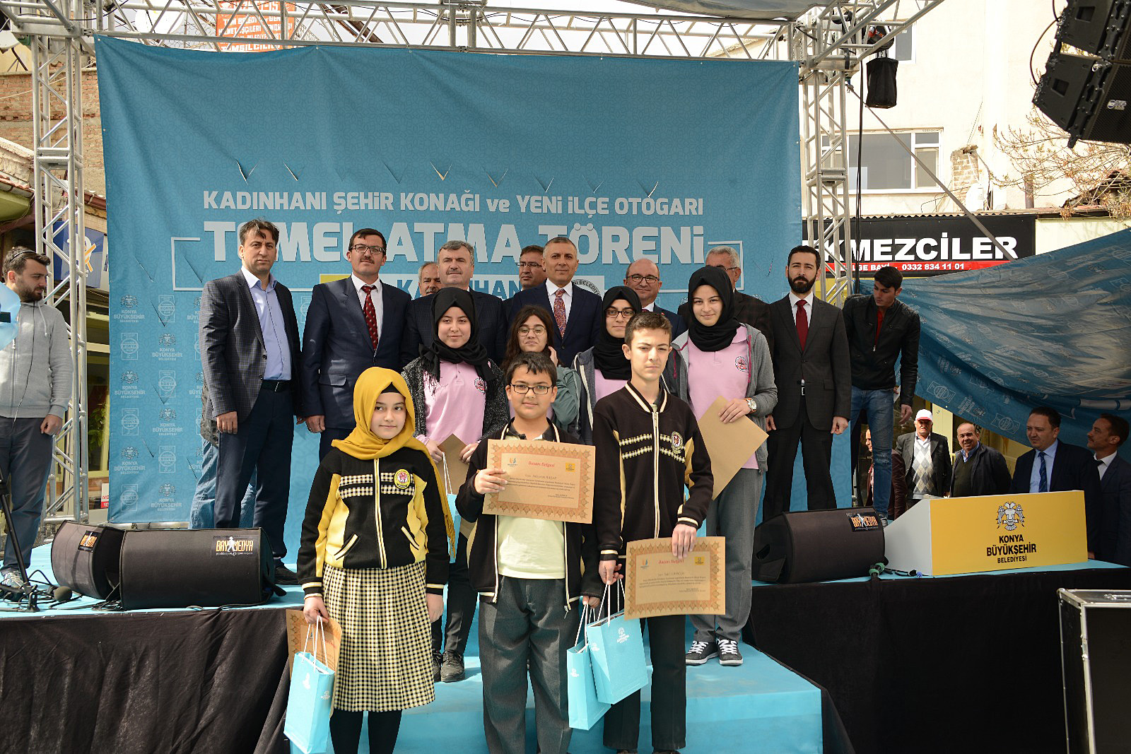 Kadınhanı İlçesi'nde 2 Önemli Yatırımın Temeli Atıldı