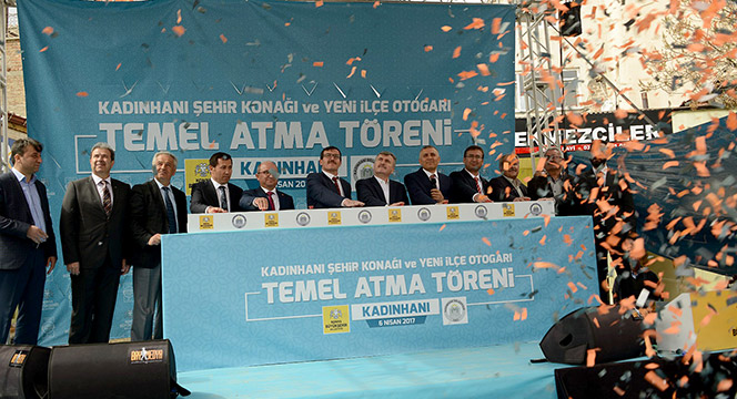 Kadınhanı İlçesi'nde 2 Önemli Yatırımın Temeli Atıldı