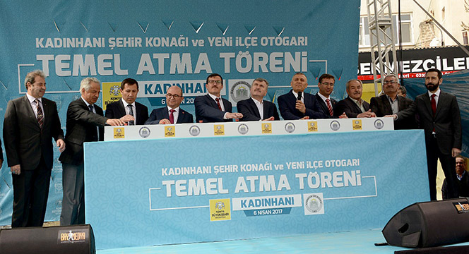 Kadınhanı İlçesi'nde 2 Önemli Yatırımın Temeli Atıldı