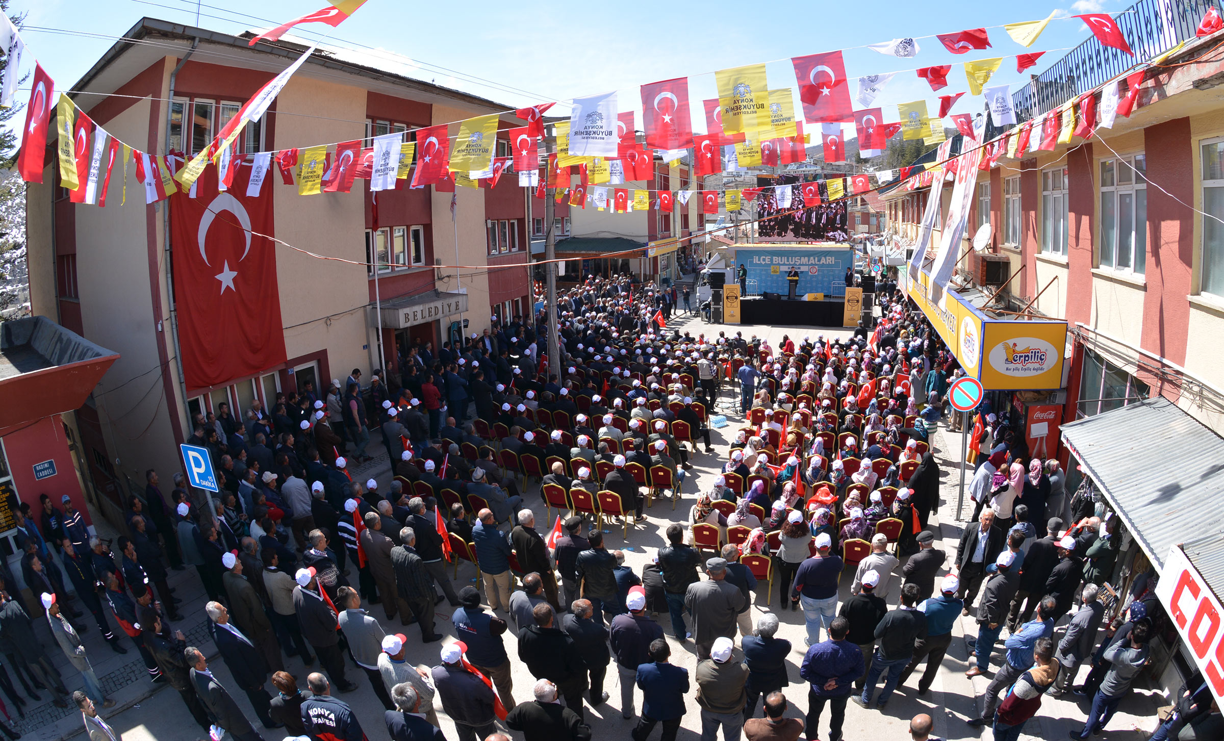Taşkent ve Hadim'de Yatırım Coşkusu