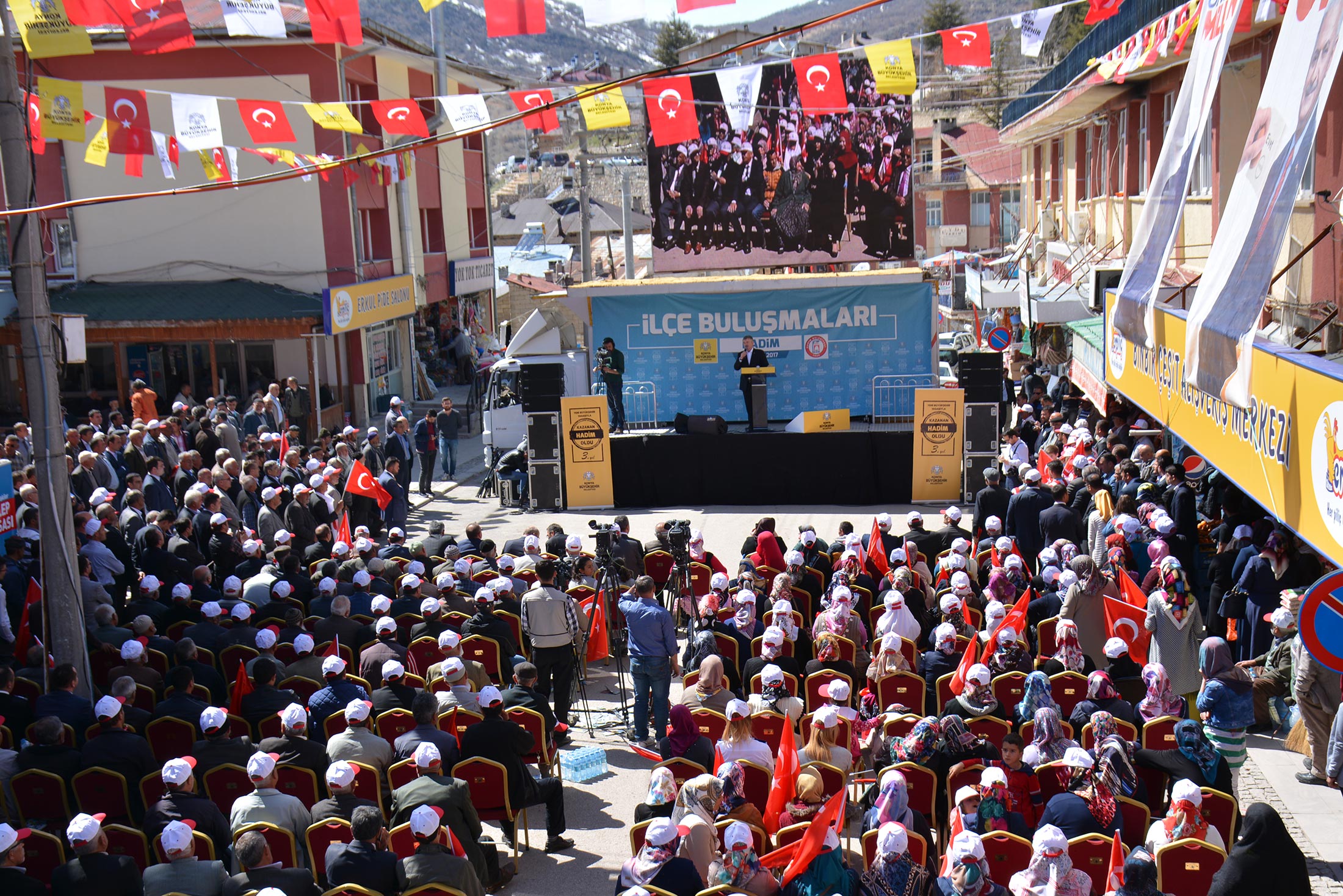 Taşkent ve Hadim'de Yatırım Coşkusu
