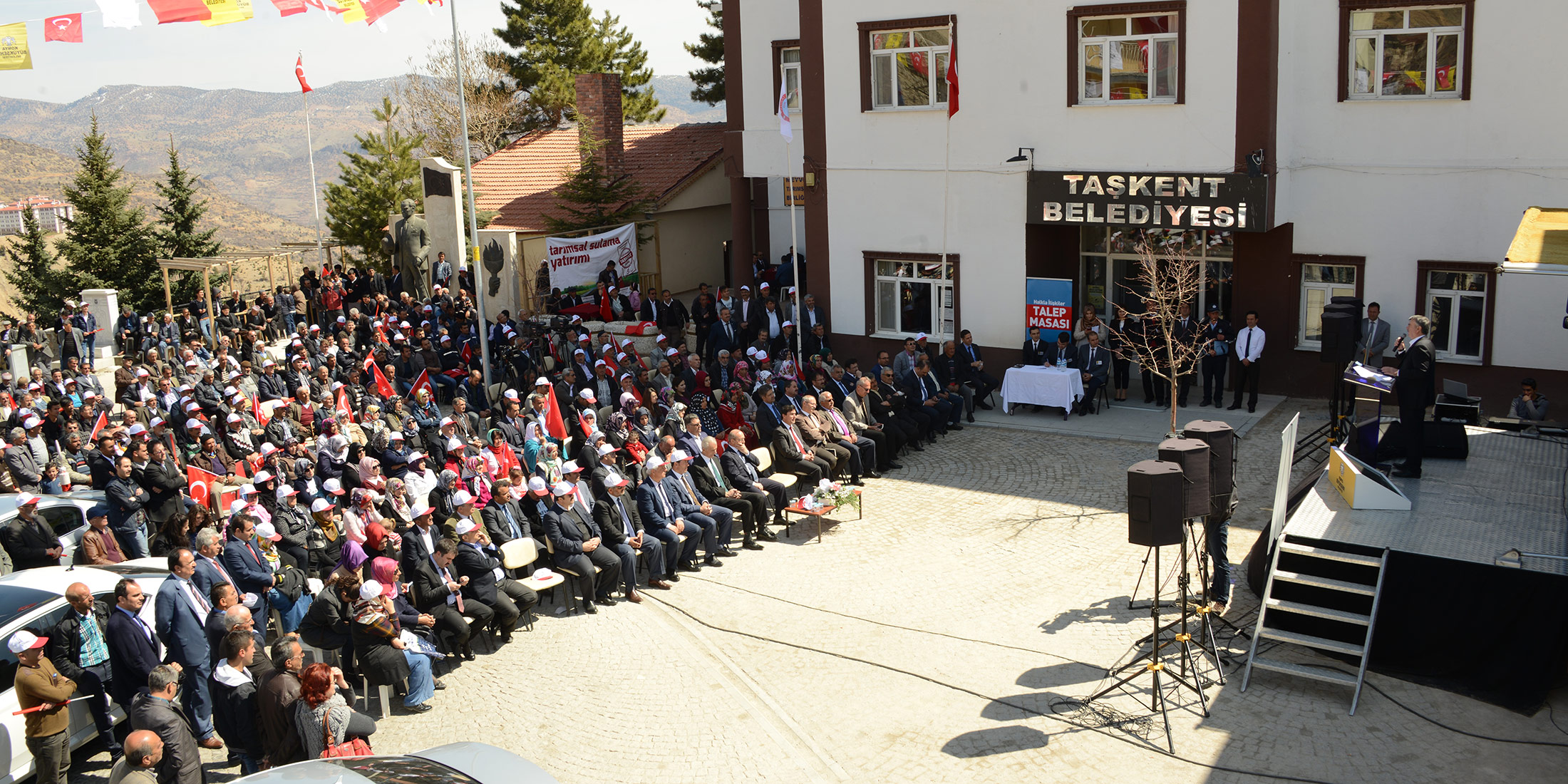 Taşkent ve Hadim'de Yatırım Coşkusu